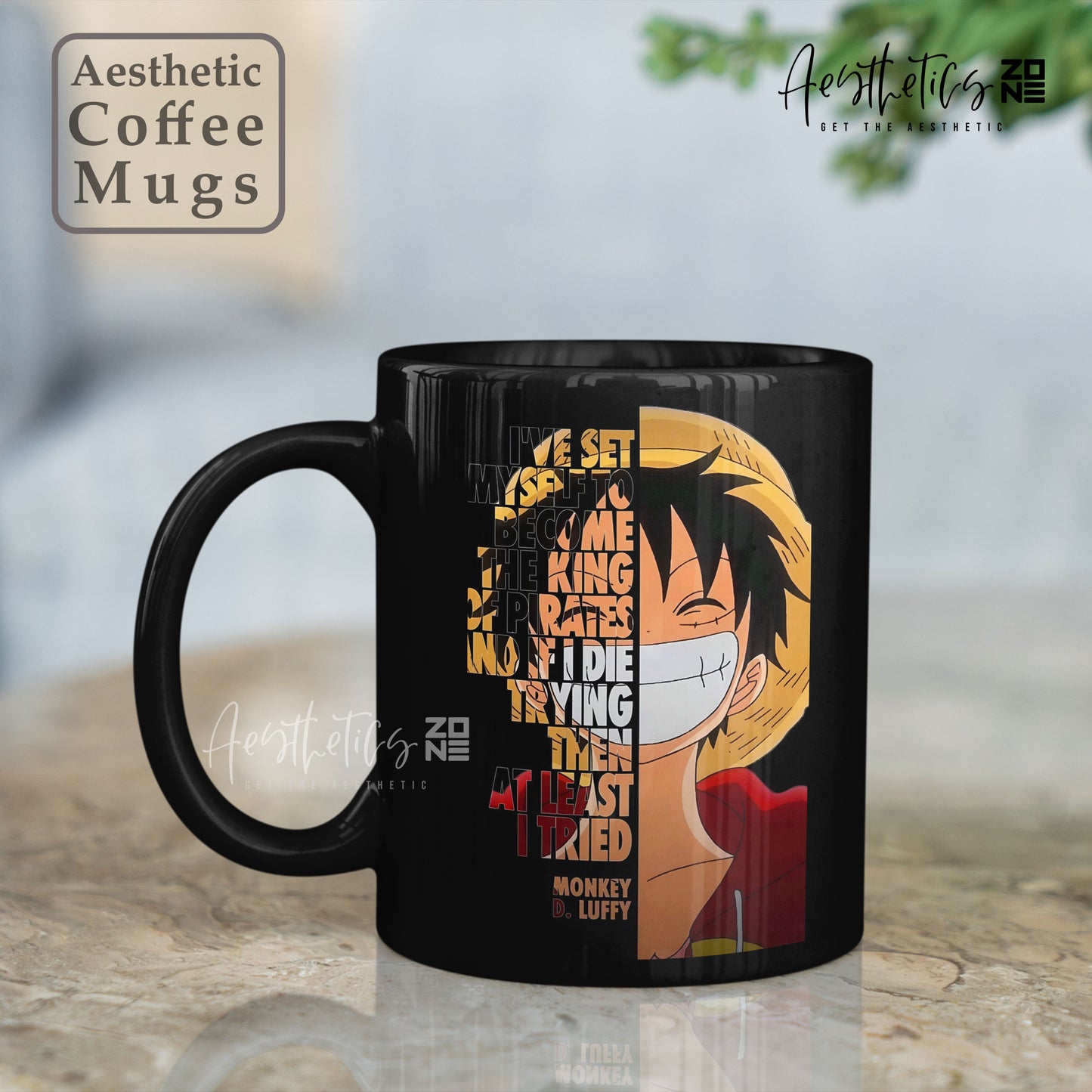 ☠️ Luffy’s Mug of Dreams – One Piece Edition