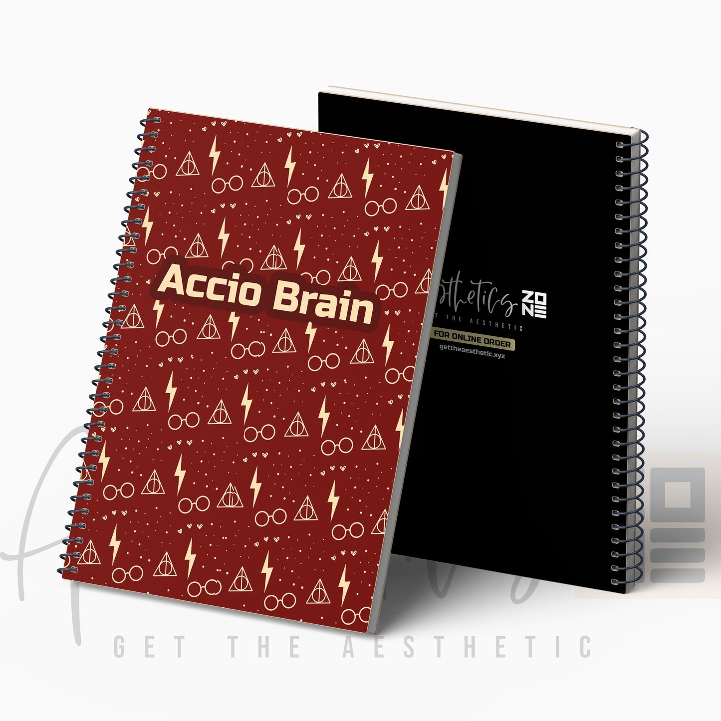 Accio Brain Notepad – Fun Fantasy Pattern Journal