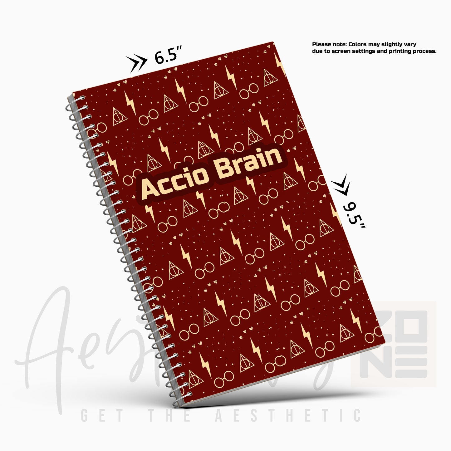 Accio Brain Notepad – Fun Fantasy Pattern Journal