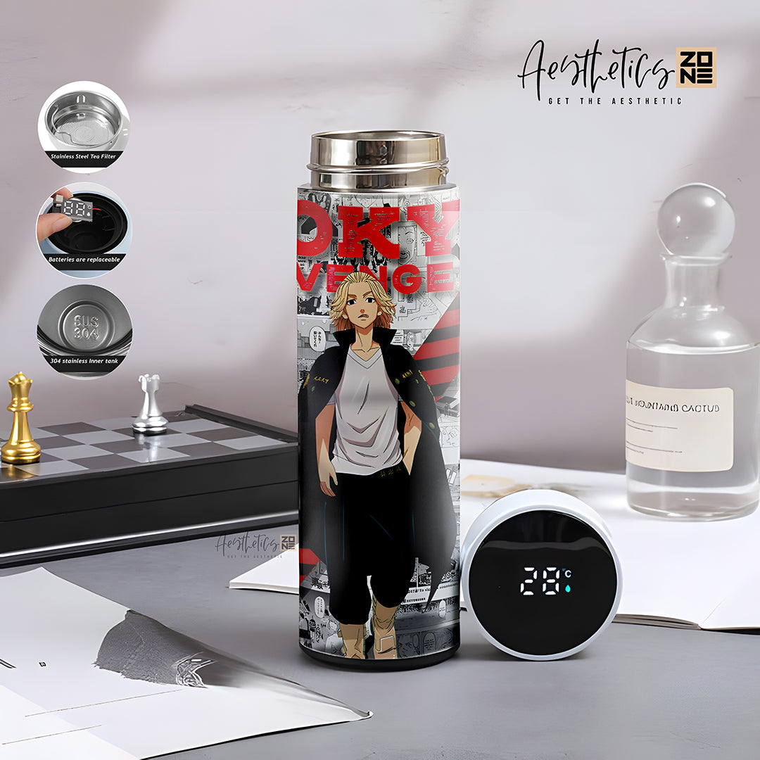 Time Leaps & Street Kings โ Tokyo Revengers Thermal Bottle