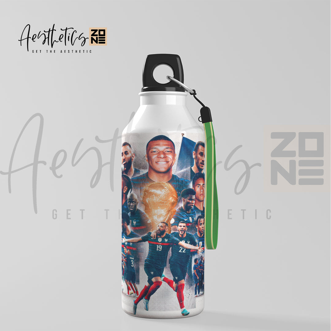 France World Cup Glory 2018 Theme Aluminum Sports Water Bottle – Limited Edition Design