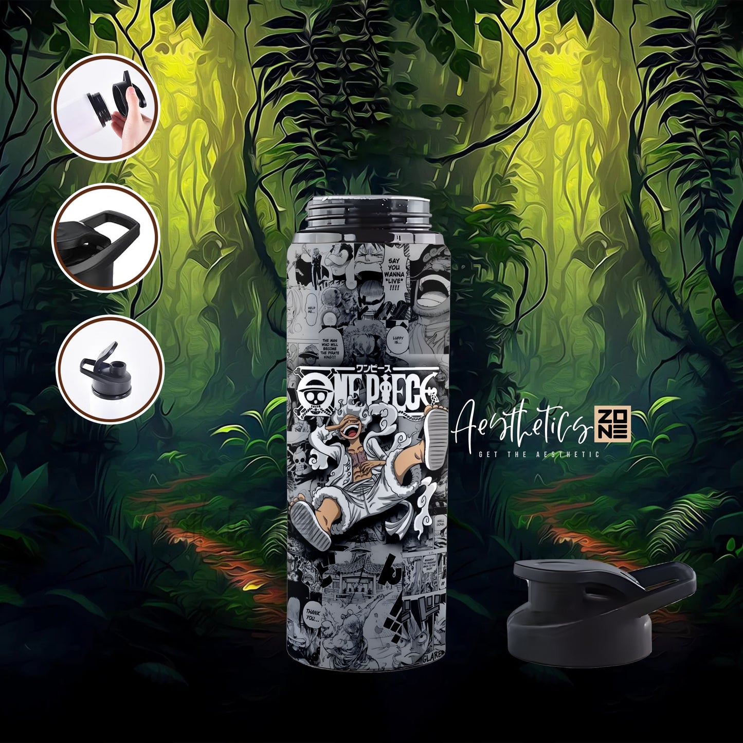 Unleash Gear 5 – Luffy Power Water Bottle