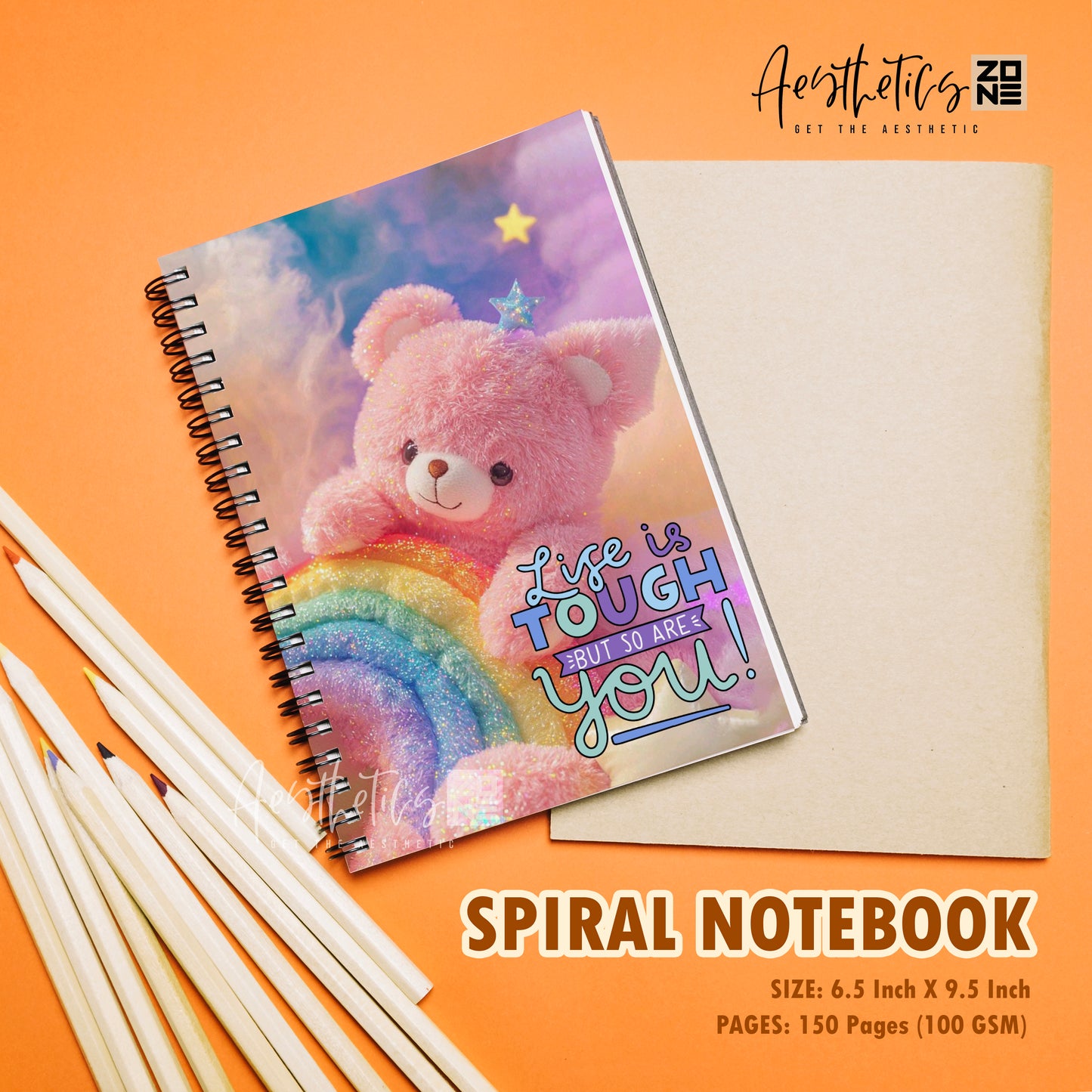 Life Is Tough, But So Are You – Cute & Courageous Notebook