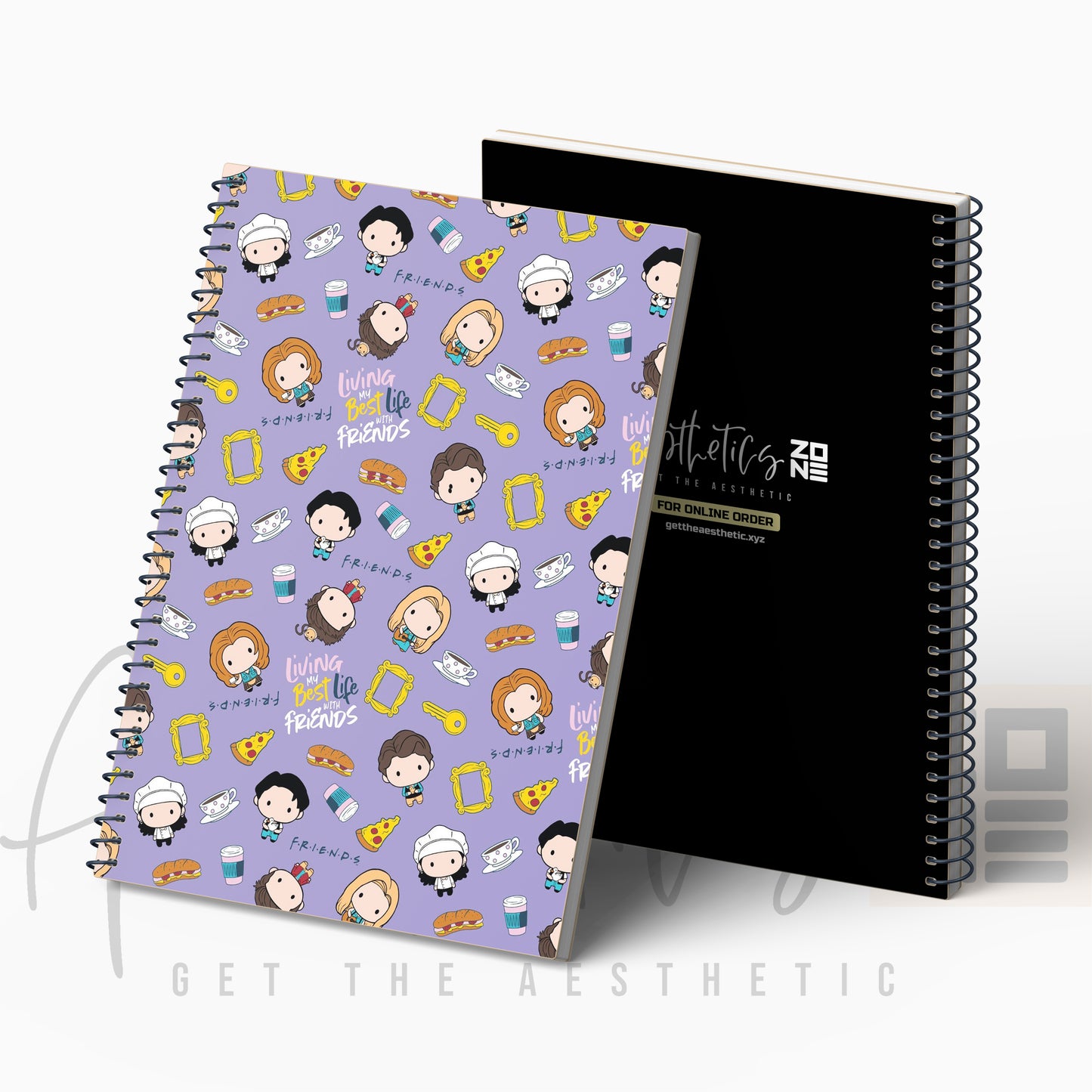 Friends Cartoon Pattern Notepad