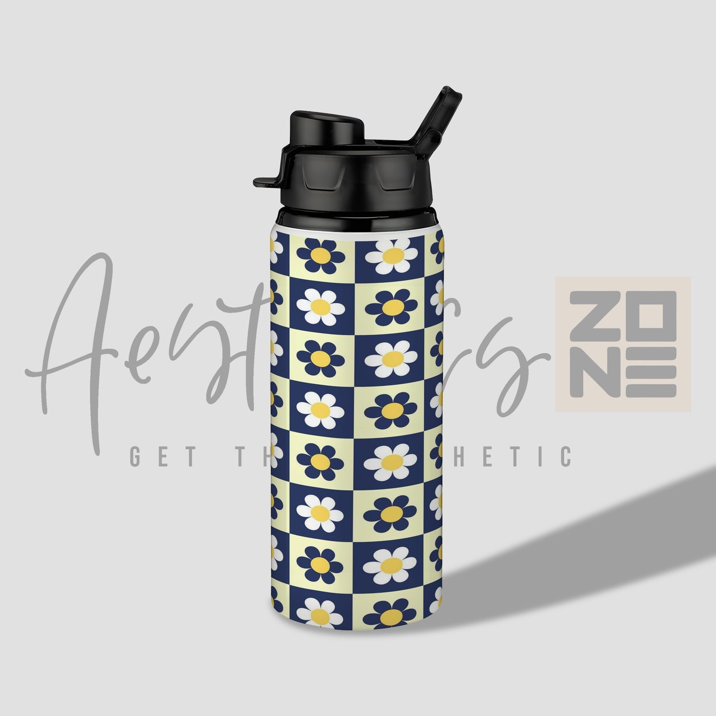 Bloom in Every Sip β Daisy Floral Bottle