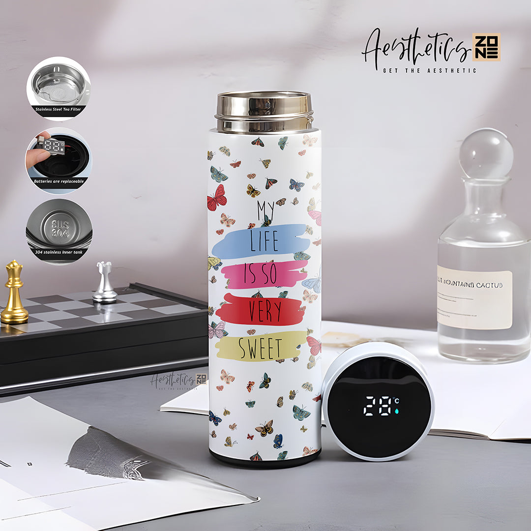 Sweet Like Me – Butterfly Positivity Thermal Bottle