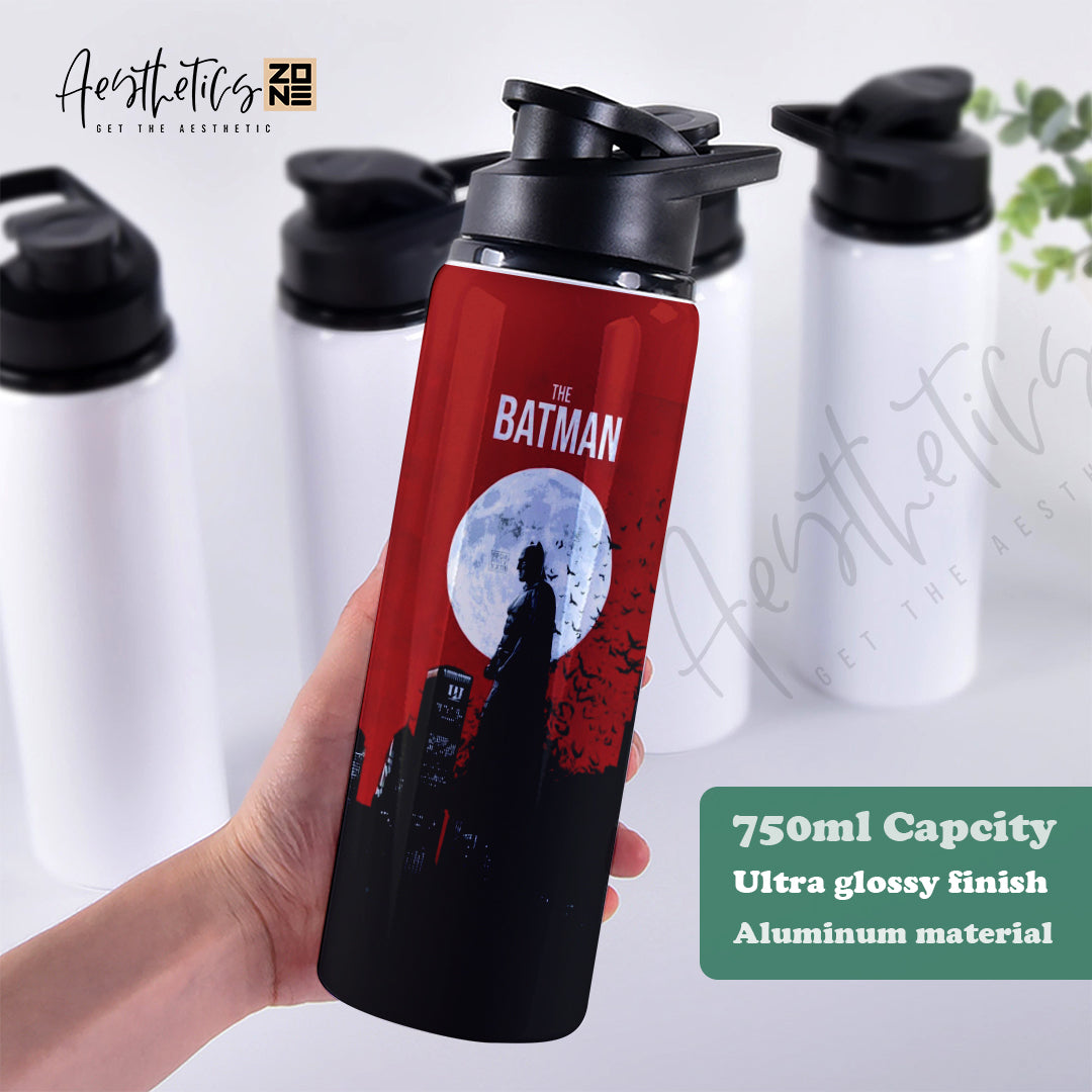 Dark Knight Rising – Batman on Red Water Bottle