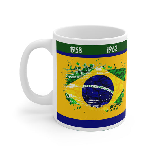 Feel the Glory of Every Goal: The Ultimate Brazil Commemorative Mug