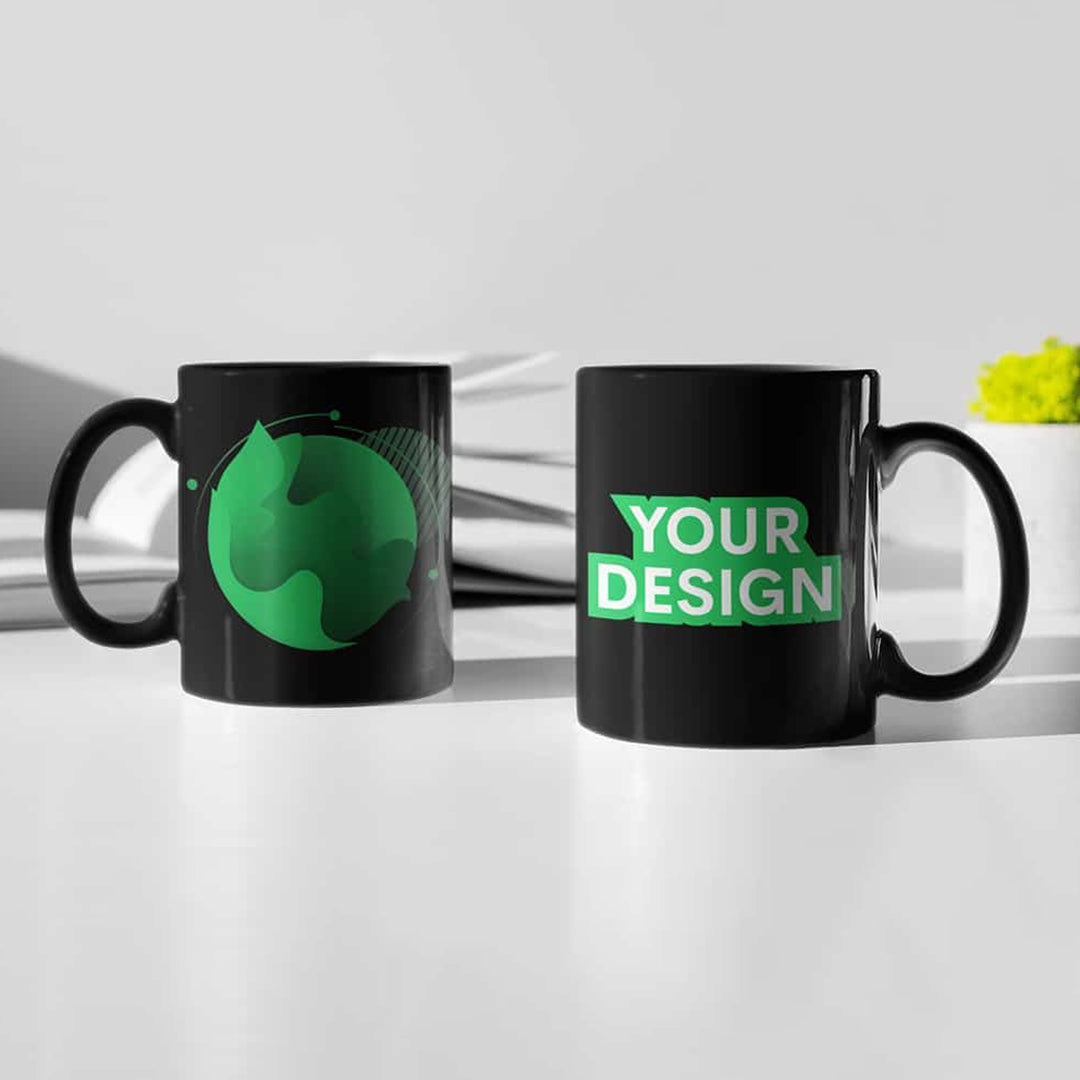 Black Glossy Mugs