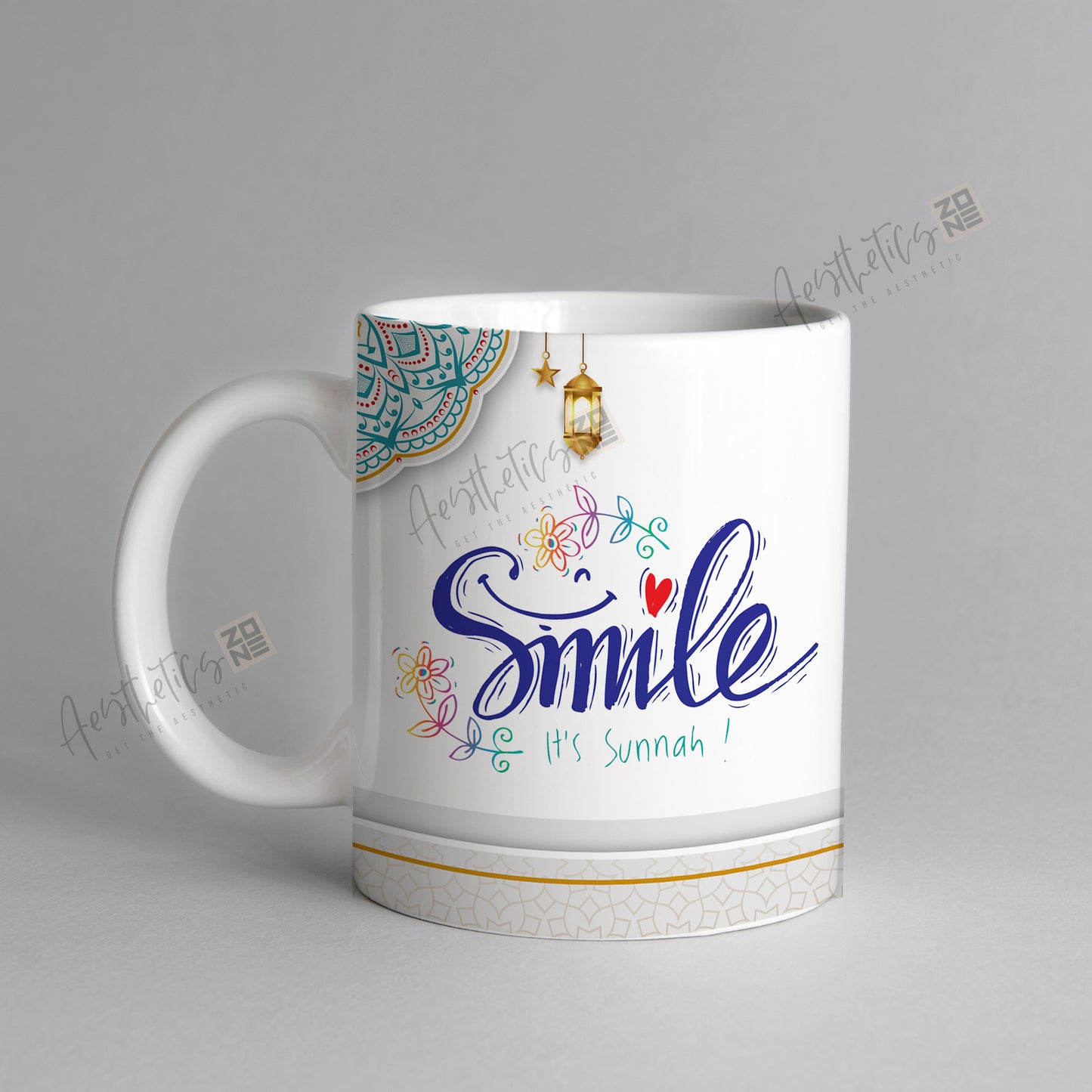 Smile, It’s Sunnah design mugs