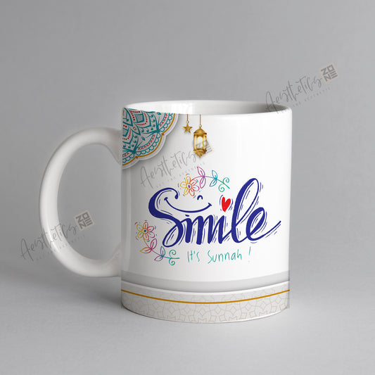 Smile, It’s Sunnah design mugs