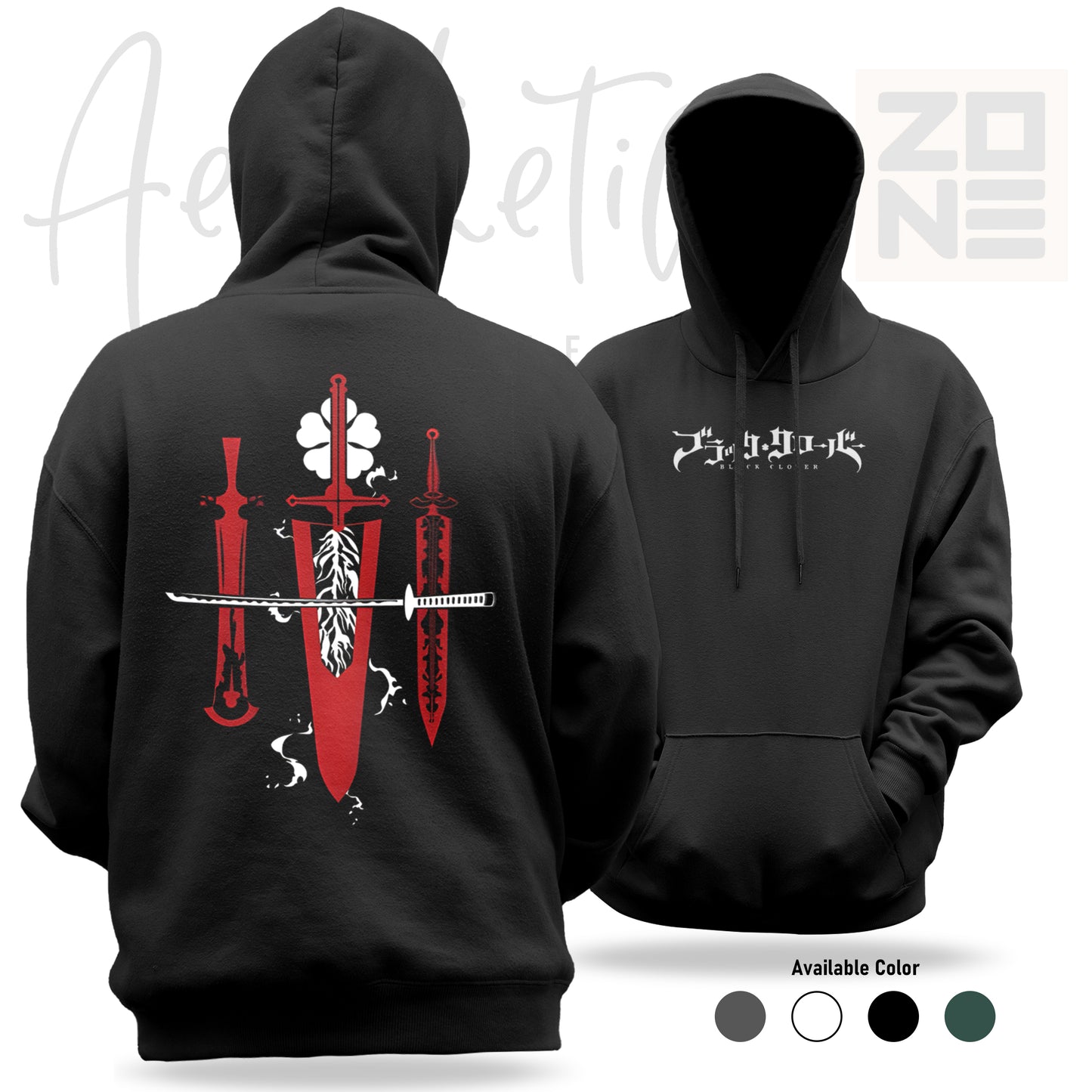 Black Clover Hoodie – Magic at Your Fingertips