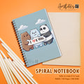 Triple Panda Cuteness in One Notebook