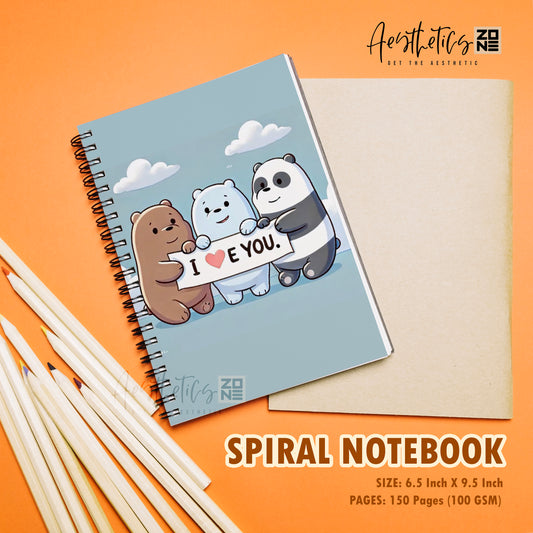 Triple Panda Cuteness in One Notebook