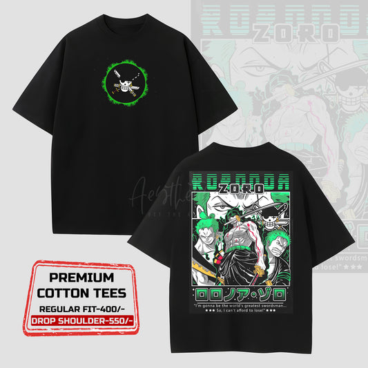 Three Swords. One Goal. – Roronoa Zoro Premium Tee