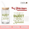 Heartfelt Ramadan – Illustrated Art Glass Can