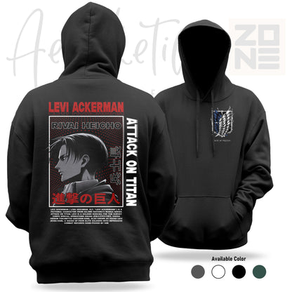 Levi Ackerman Hoodie – Precision, Power, Perfection