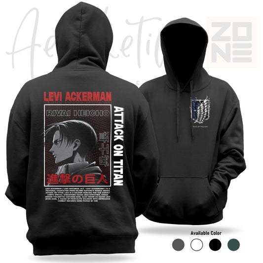 Levi Ackerman Hoodie – Precision, Power, Perfection