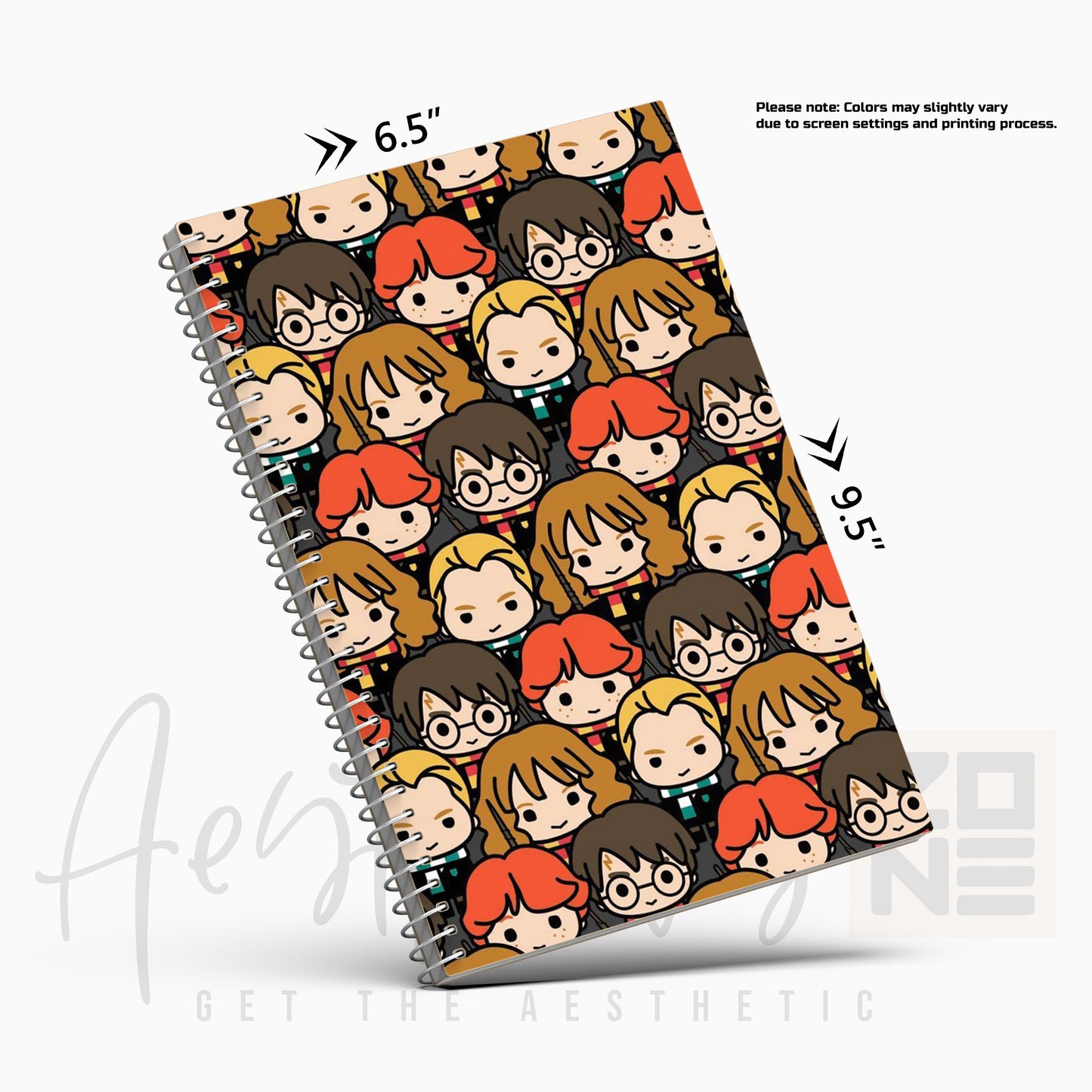 Cartoon Wizard Face Notepad – Cute Fantasy Themed Journal