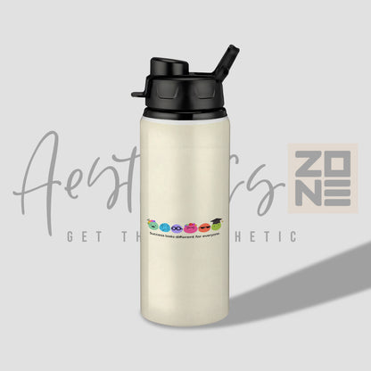 "Success Looks Different for Everyone" Inspirational Water Bottle