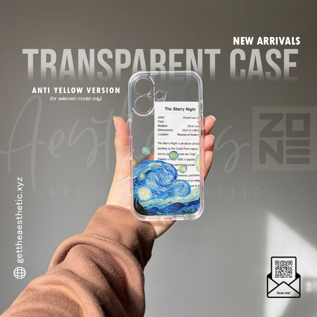 Art That Speaks — Van Gogh Inspired Transparent Case