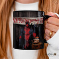 🖤 Deadpool Birthday Bash Mug – Black Glossy Edition 🎉