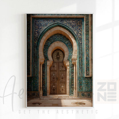 Sacred Islamic Doorway – Timeless Architectural Wall Art