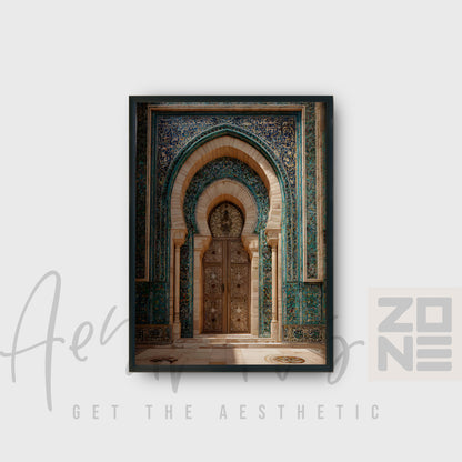 Sacred Islamic Doorway – Timeless Architectural Wall Art