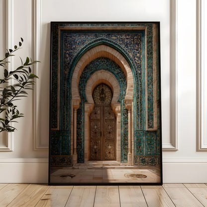 Sacred Islamic Doorway – Timeless Architectural Wall Art