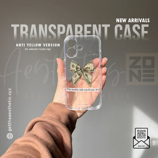 This Pokkie Only Can Fix Me — Dollar Vibe Transparent Case