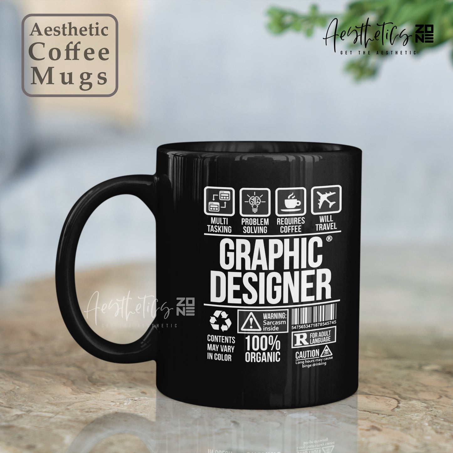🎨 Creativity Fuel – Graphic Designer Mug