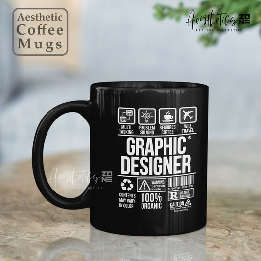 🎨 Creativity Fuel – Graphic Designer Mug