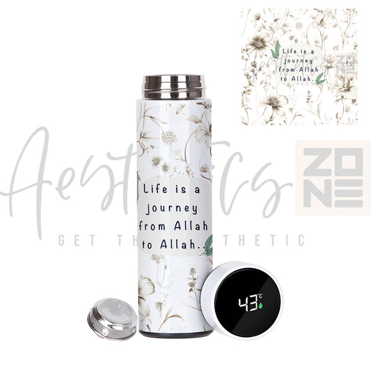 “Life is a Journey from Allah to Allah” Thermal Bottle