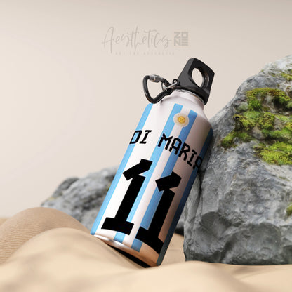 Di Maria 11 Argentina Stripe Edition | Aluminum Water Bottle 🇦🇷