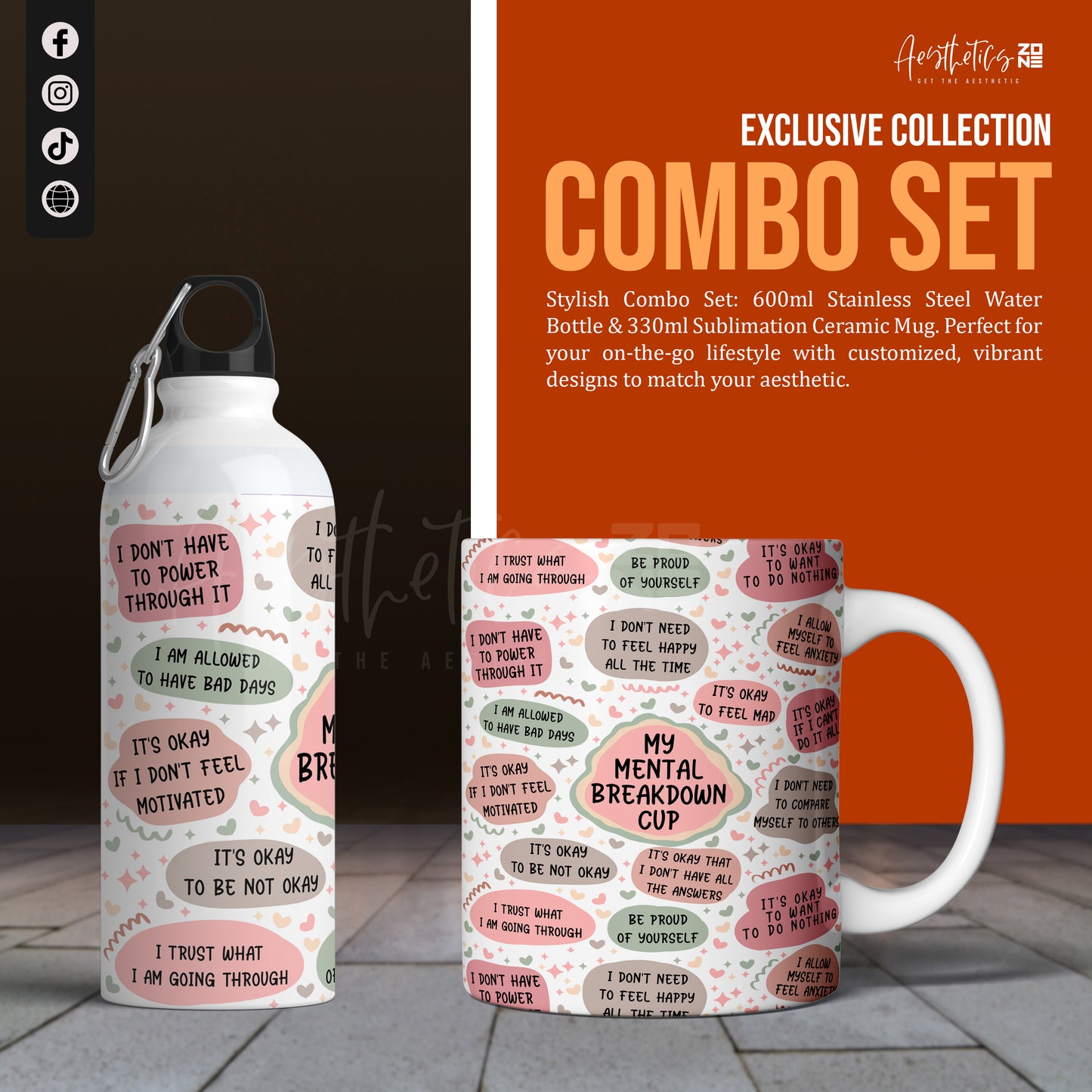 Everyday Essentials – Mug & Bottle Combo