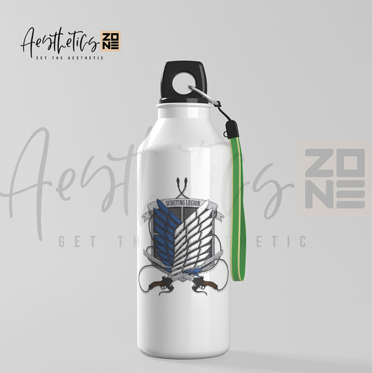 Scouting Legion Spirit – attack on titan design Anime Bottle