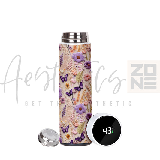 Lavender Butterfly Wildflower Thermal Bottle