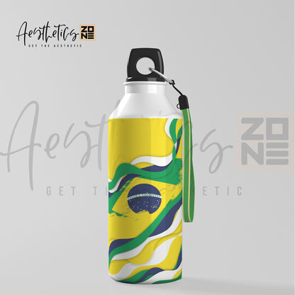 Brazil Wave Edition | Vibrant Football Fan Bottle 🇧🇷