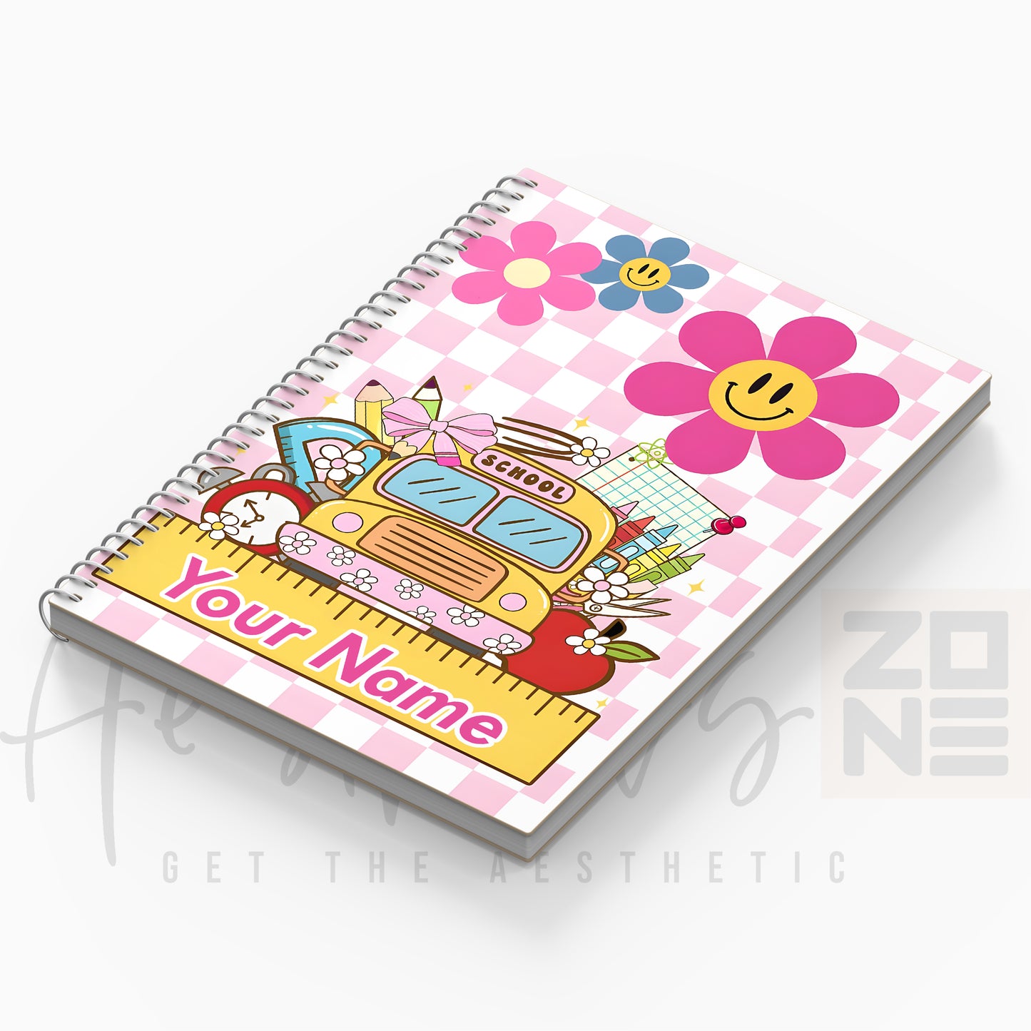 Personalized School Notepad with Custom Name