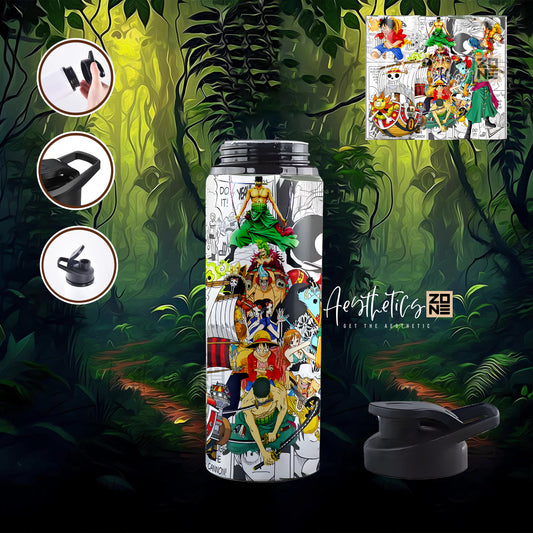 Stay Hydrated Like a Pirate – One Piece Sporty Bottle