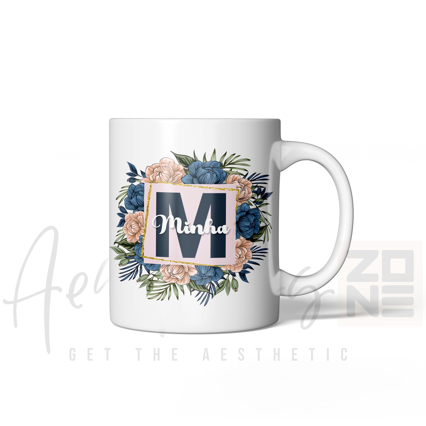 Personalized Floral Name Mugs – Custom Gift for Every Occasion