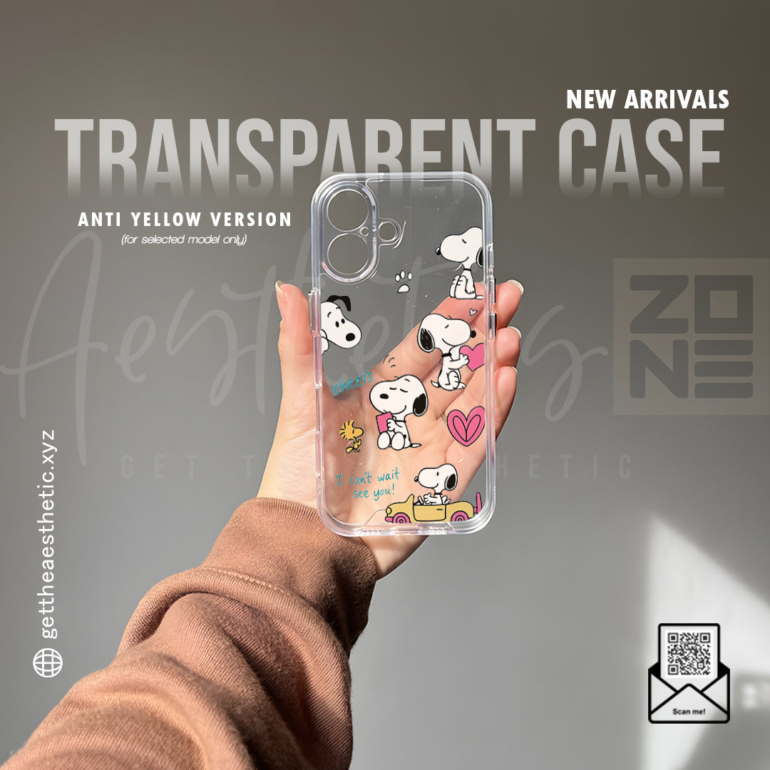 I Can’t Wait to See You — Aesthetic Snoopy Transparent Case