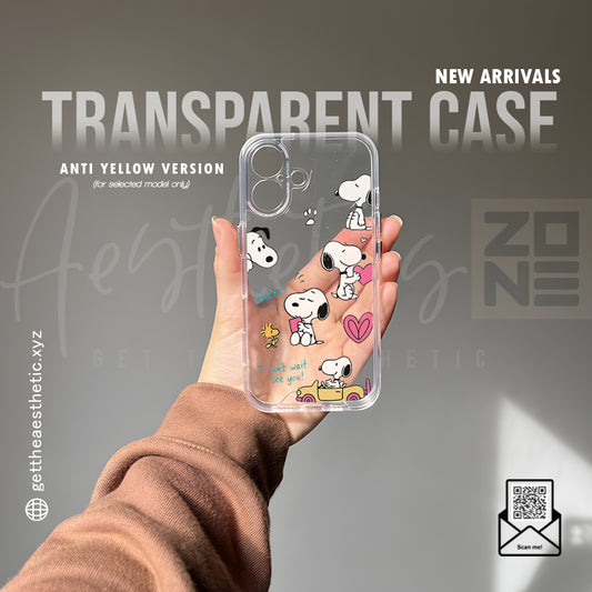 I Can’t Wait to See You — Aesthetic Snoopy Transparent Case