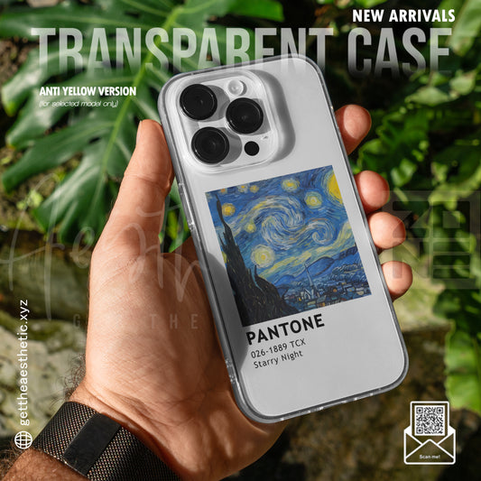Starry Night x PENTONE — Artistic Transparent Case
