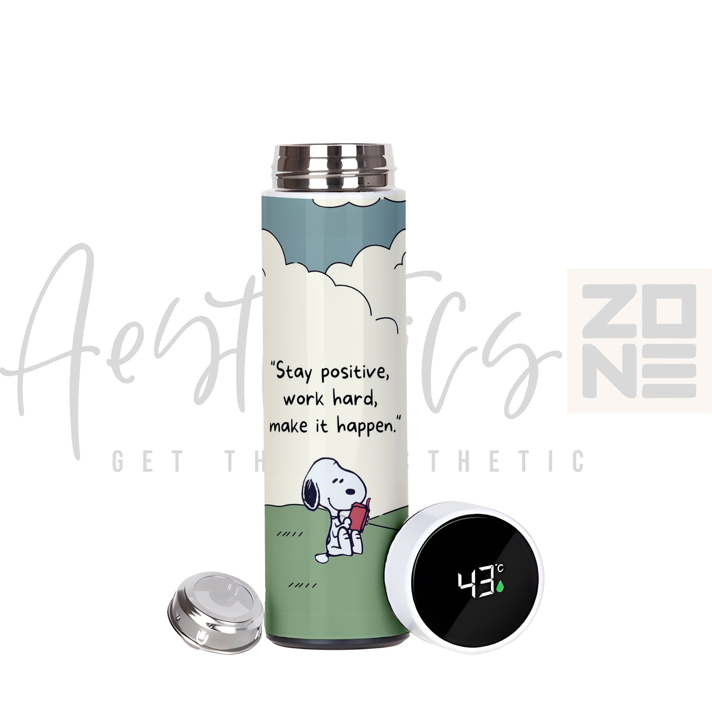 “Stay Positive, Work Hard, Achieve” Thermal Bottle