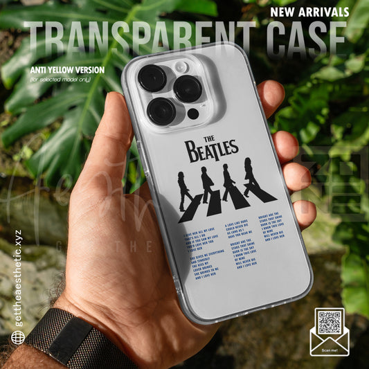 All Time Hits — The Beatles Aesthetic Transparent Case