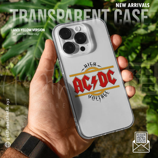 High Voltage — AC/DC Rock Transparent Case