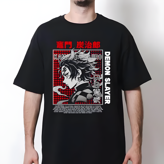 🔥 Slay in Style – Demon Slayer Premium Tee