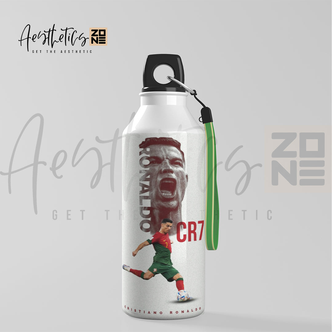 CR7 Cristiano Ronaldo Aluminum Water Bottle – 600ml & 750ml Sports Edition