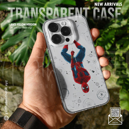 Swing Into Action — Spider-Man Transparent Case